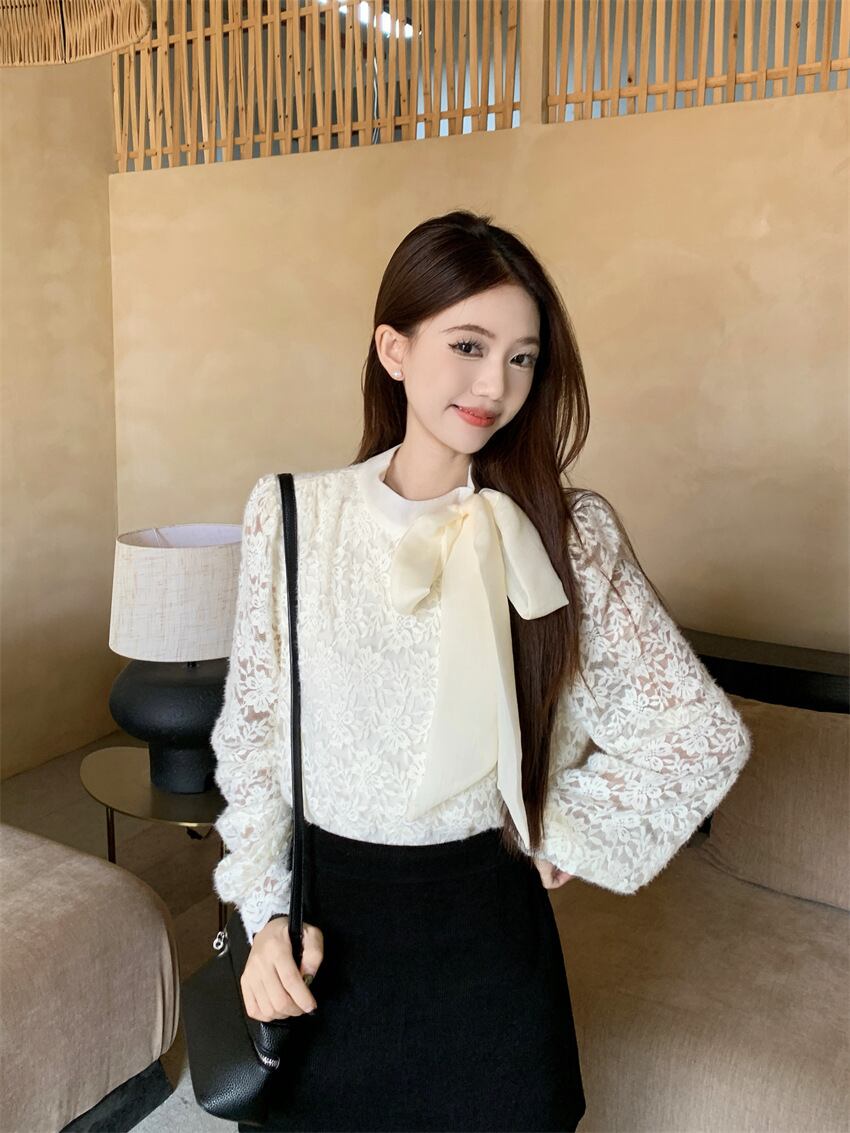 【tops】裹起毛レーストップス　M28850