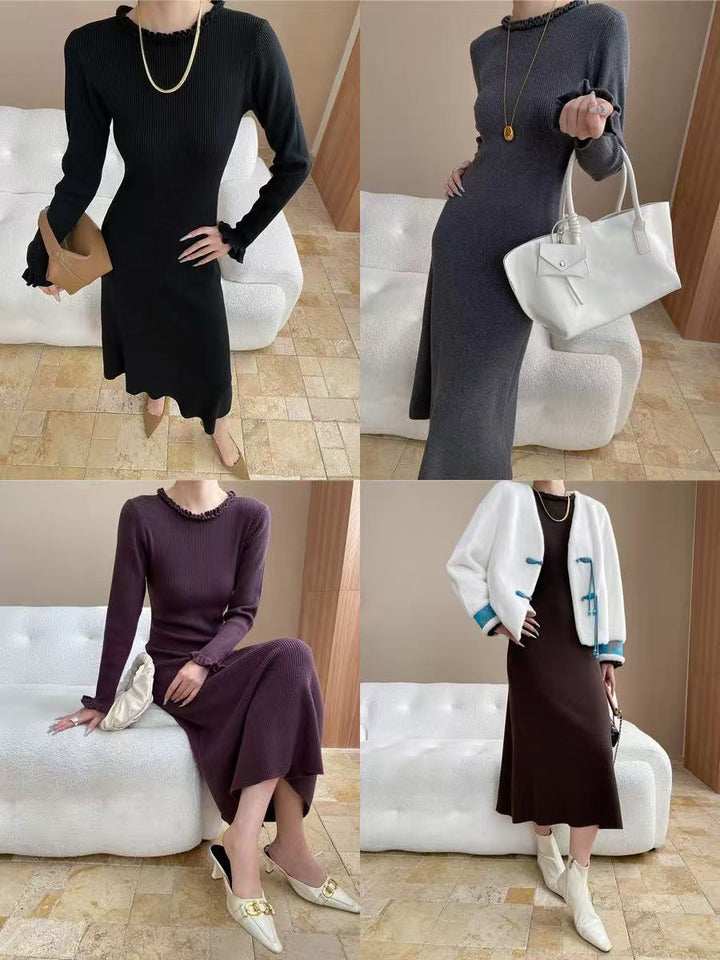 【dress】ニットワンピース  K0657