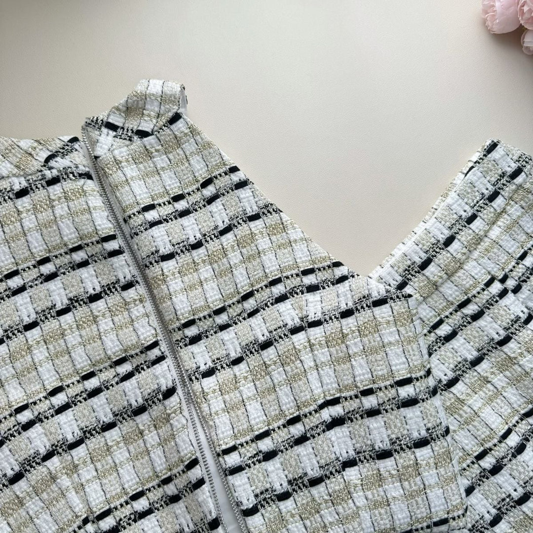 【set】ノースリーブトップス×スカートセット　M24390