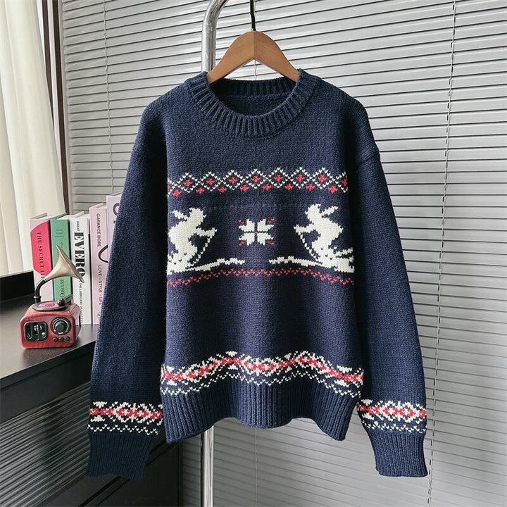 【tops】クルーネックニットセーター　M27916