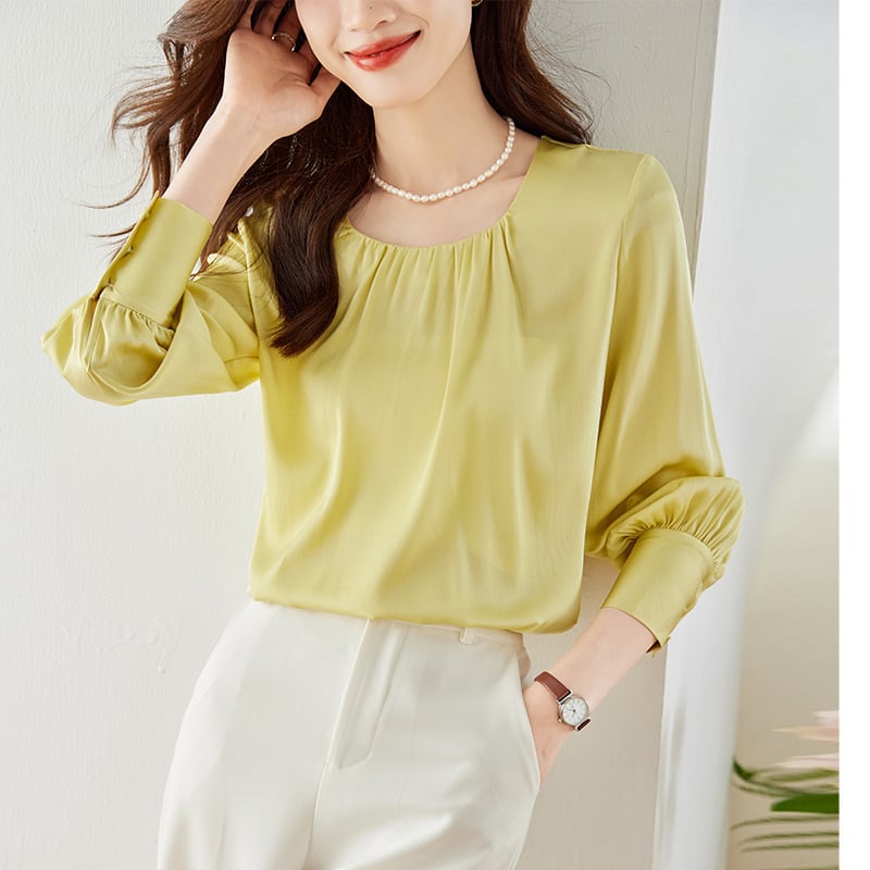 【tops】今季マストバイエレガントシンプル通勤風シャツ　M17004