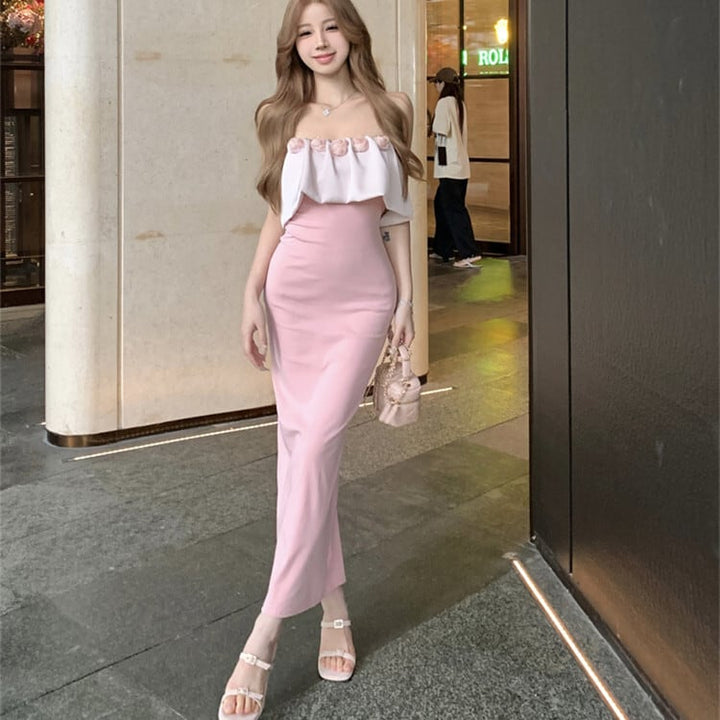 【dress】ベアトップワンピース　M25092