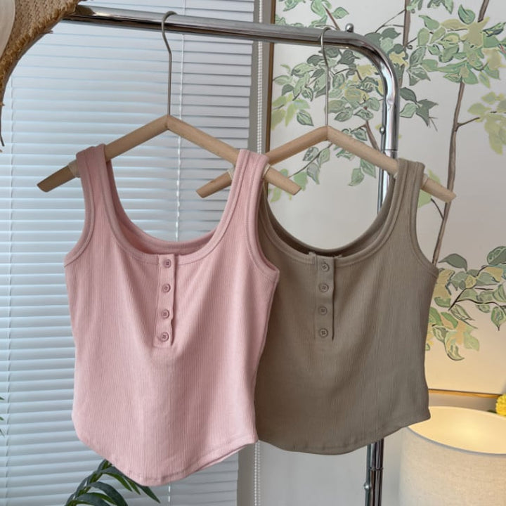 【tops】着回し最強肌触りいい ノースリーブキャミソール　M16961
