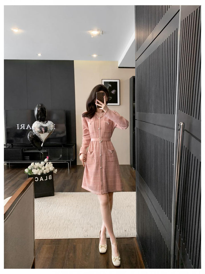 【dress】ニットワンピース　M25608