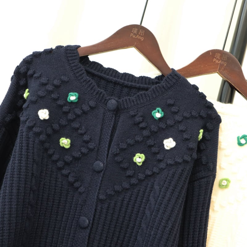 【outer】ニットカーデ　M26657