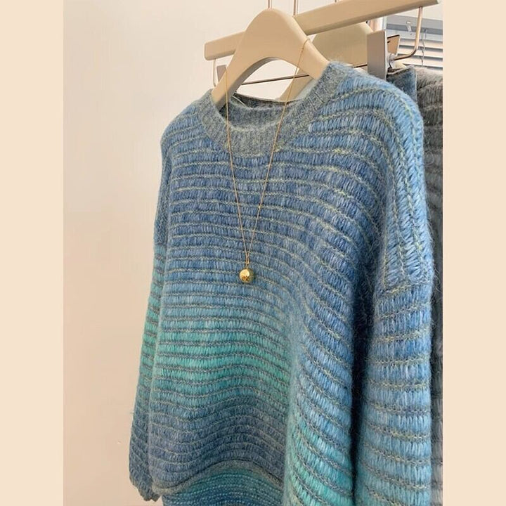 【tops】クルーネックニットセーター　M29292