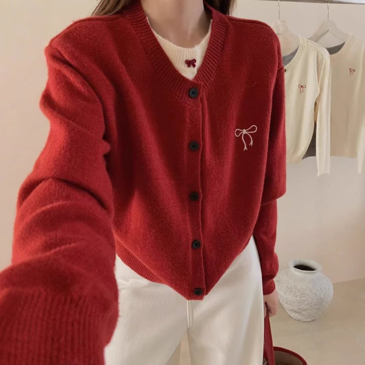 【outer】ニットカーデ　M29077