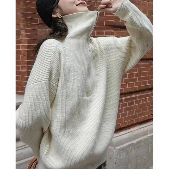 【tops】ファスナーニットセーター　M26774