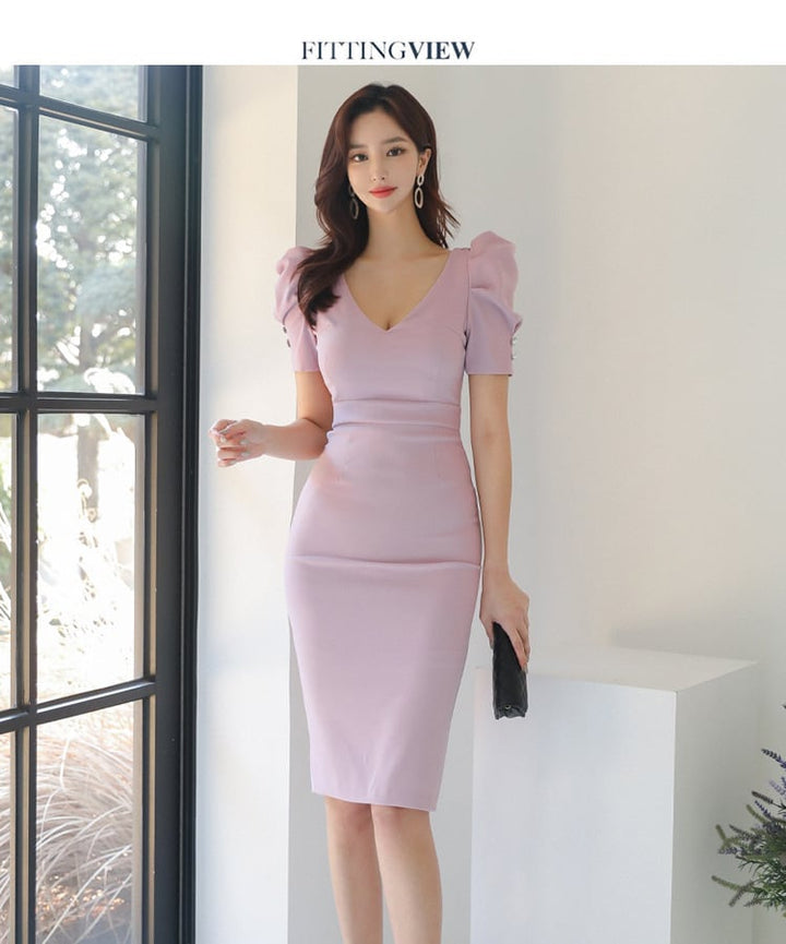 【dress】おしゃれ大人気ファッションデートワンピース　M16918