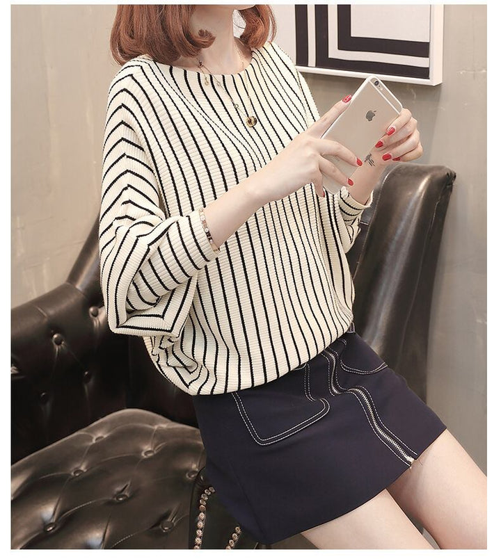 【tops】ドルマンスリーブニットセーター　M28854