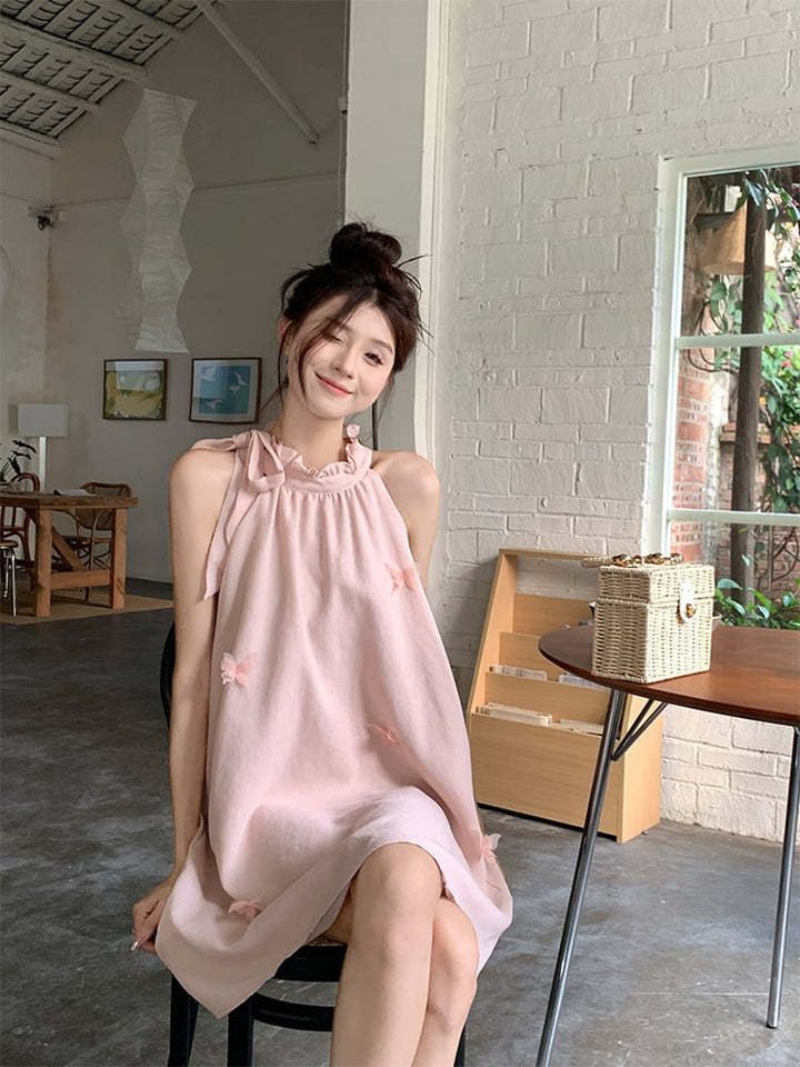 【dress】ホルターネックワンピース　M24824