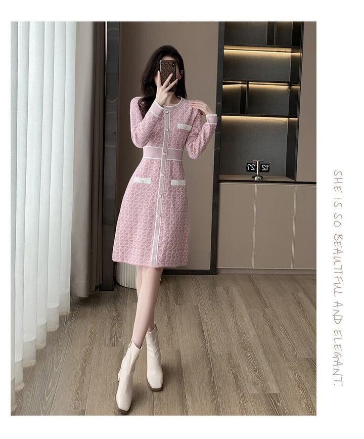 【dress】ニットワンピース　M19167