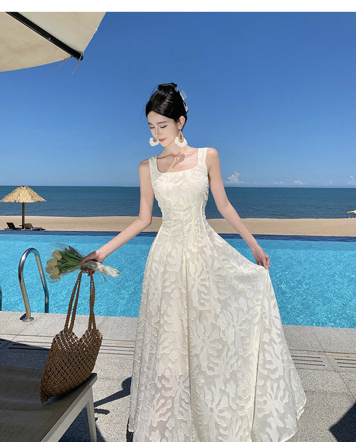 【dress】美人度アップエレガントキャミワンピース着瘦せ　M17458