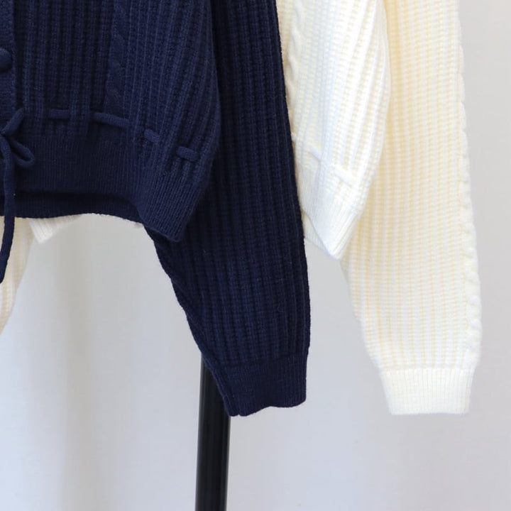 【outer】ニットカーデ　M26657