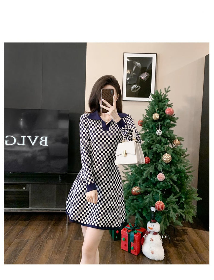 【dress】ニットワンピース　M25466