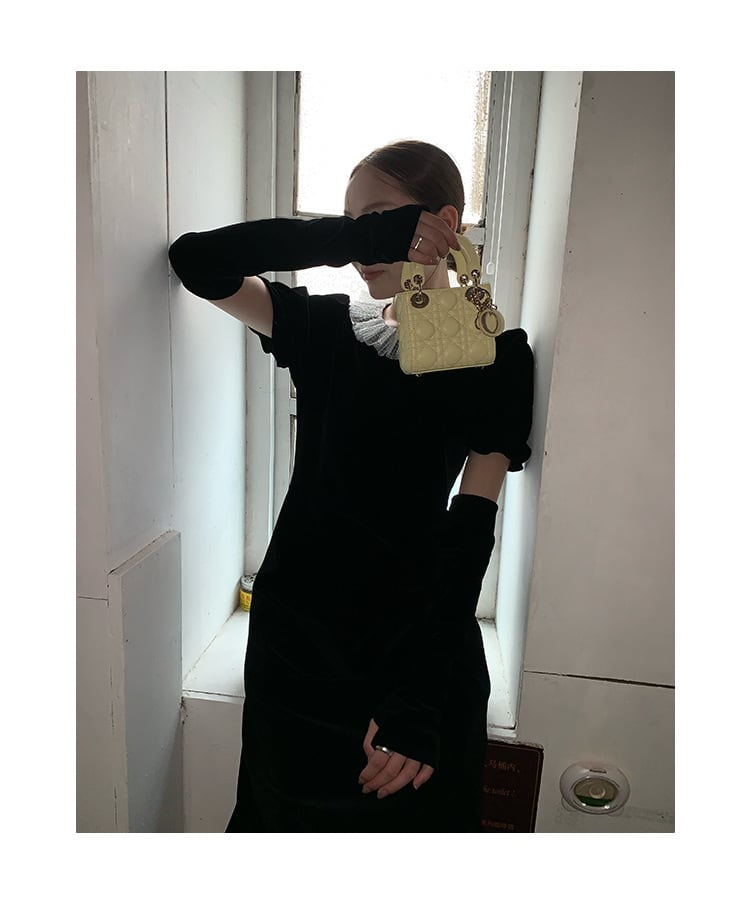 【dress】デートワンピースアームカバー付き　M26459