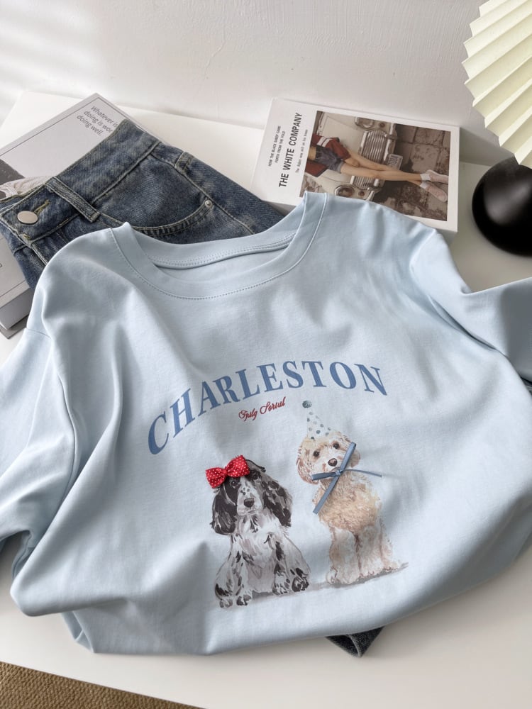 【tops】カートゥーンTシャツ　M29929