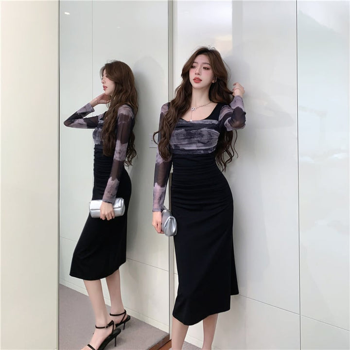 【dress】チュールワンピース　M20982
