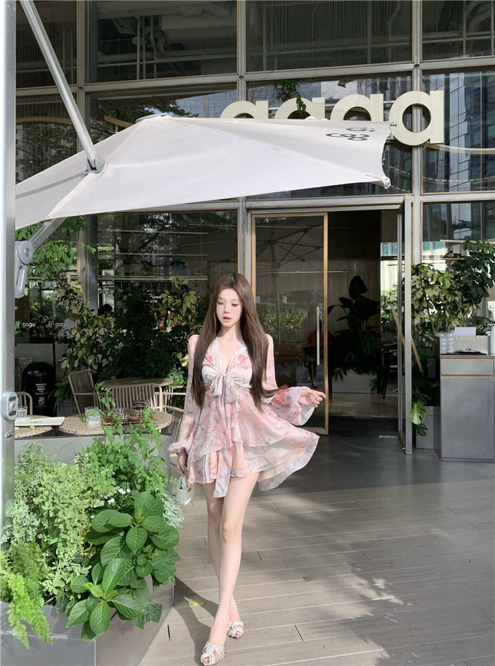 【dress】プリントワンピース　M24841