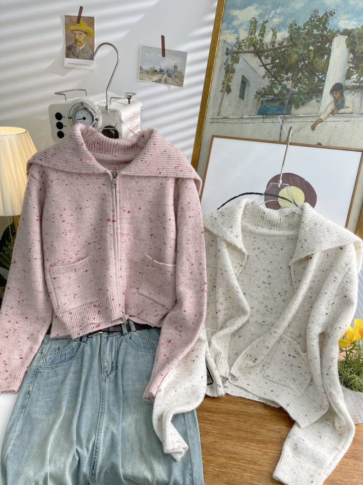 【outer】ニットカーデ　M25538