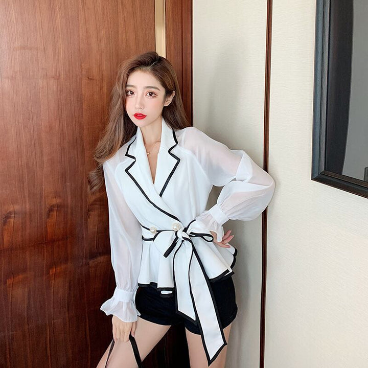 【tops】女性力を高める～ファッションシャツトップス　M17671