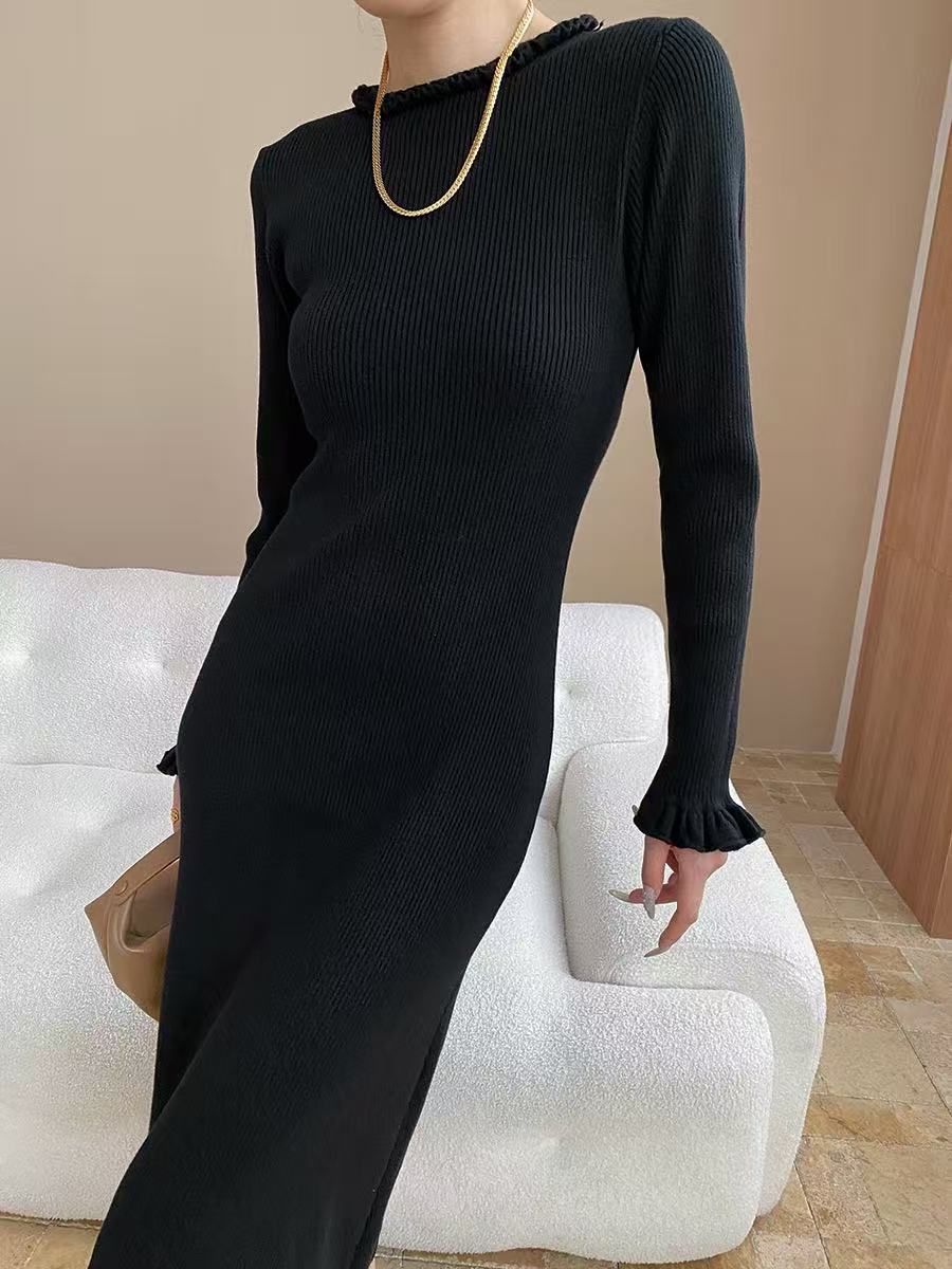 【dress】ニットワンピース  K0657