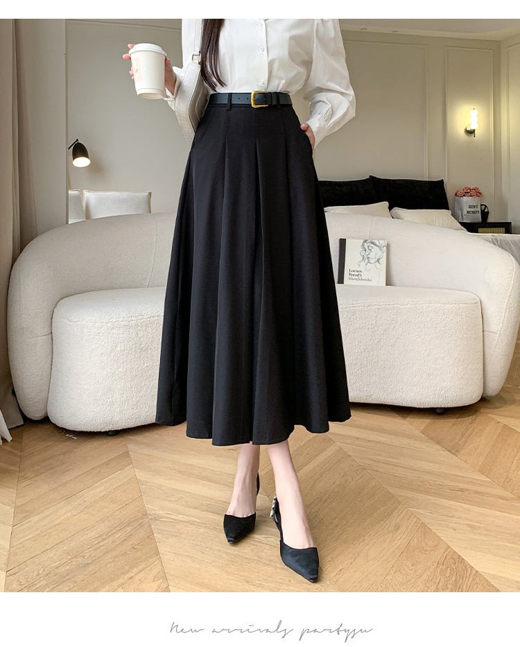 【bottoms】ロング丈スカート　M25632