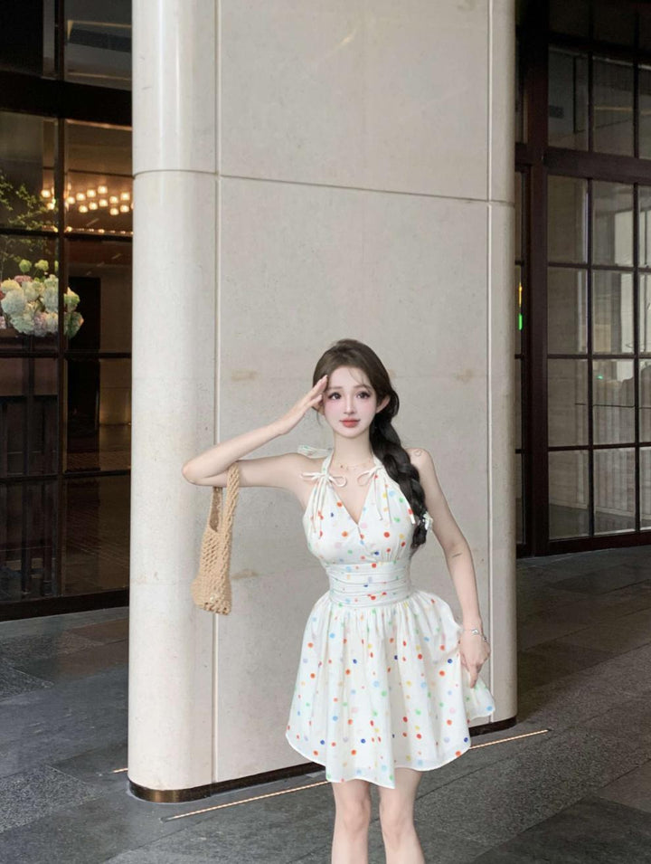 【dress】ホルターネックワンピース　M24052