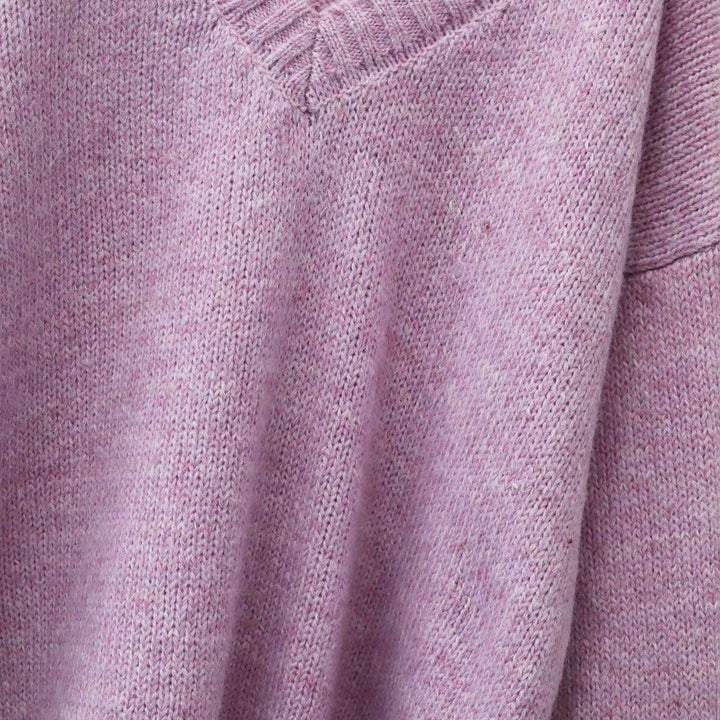 【tops】Vネックニットセーター　M18658