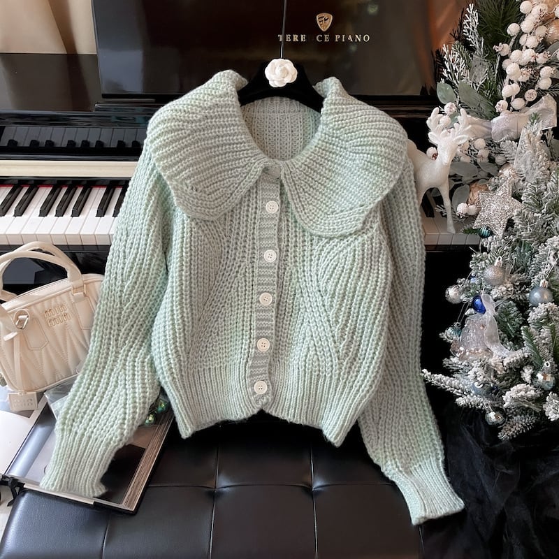 【outer】ニットカーデ　M27007