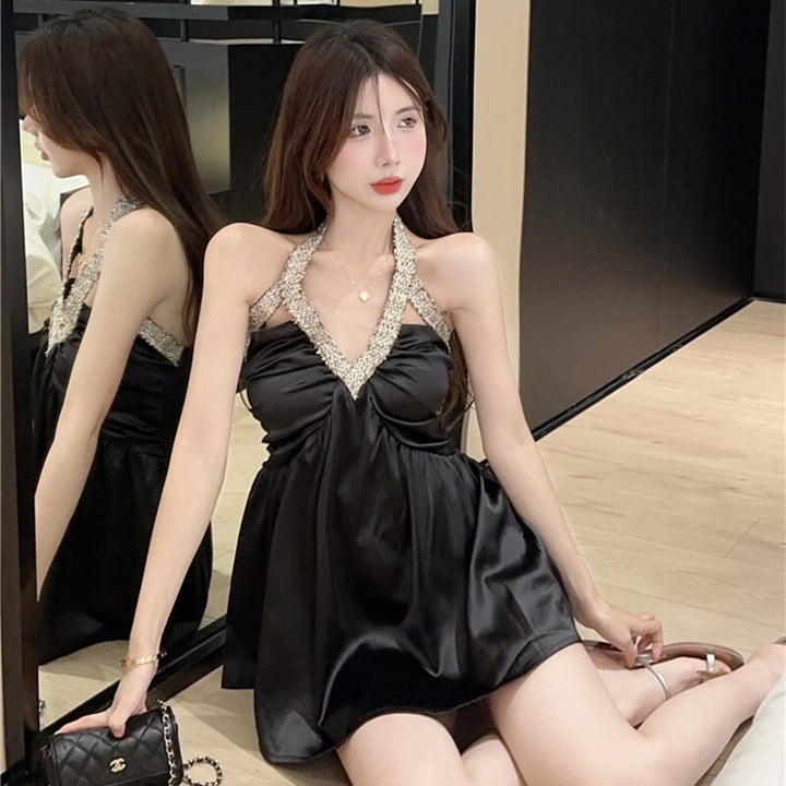 【dress】ホルターネックワンピース　M25083