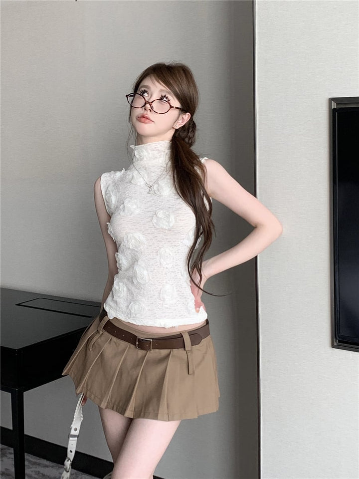 【tops】立体フラワートップス　M25196