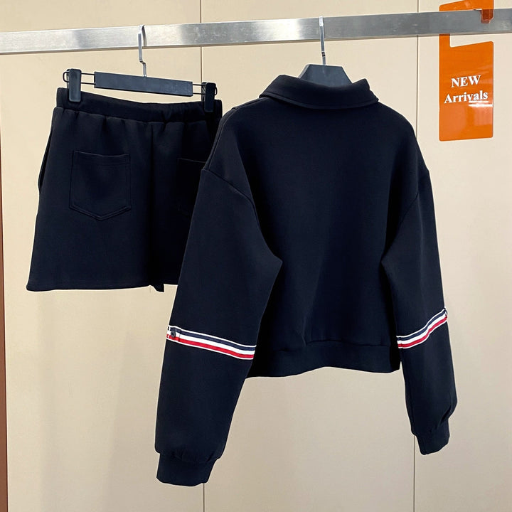 【set】プルオーバー×スカートセット　M26838