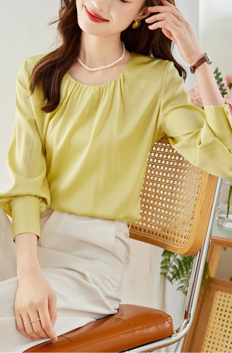 【tops】今季マストバイエレガントシンプル通勤風シャツ　M17004