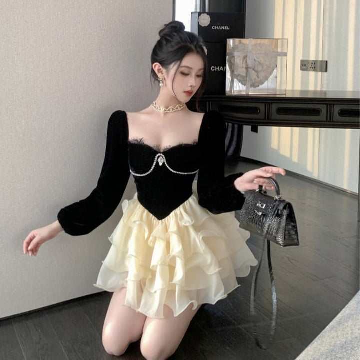 【dress】ドッキングデートワンピース　M26909
