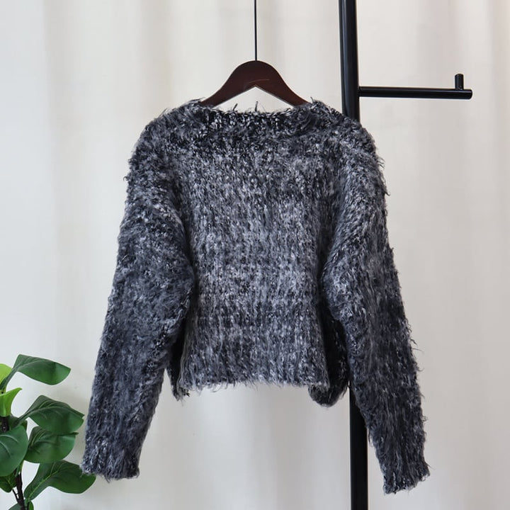 【outer】Vネックニットカーデ　M26858