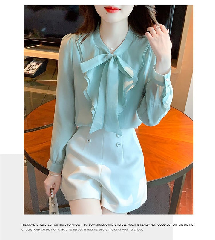 【tops】気質満点 エレガントシャツトップス大人気　M17443
