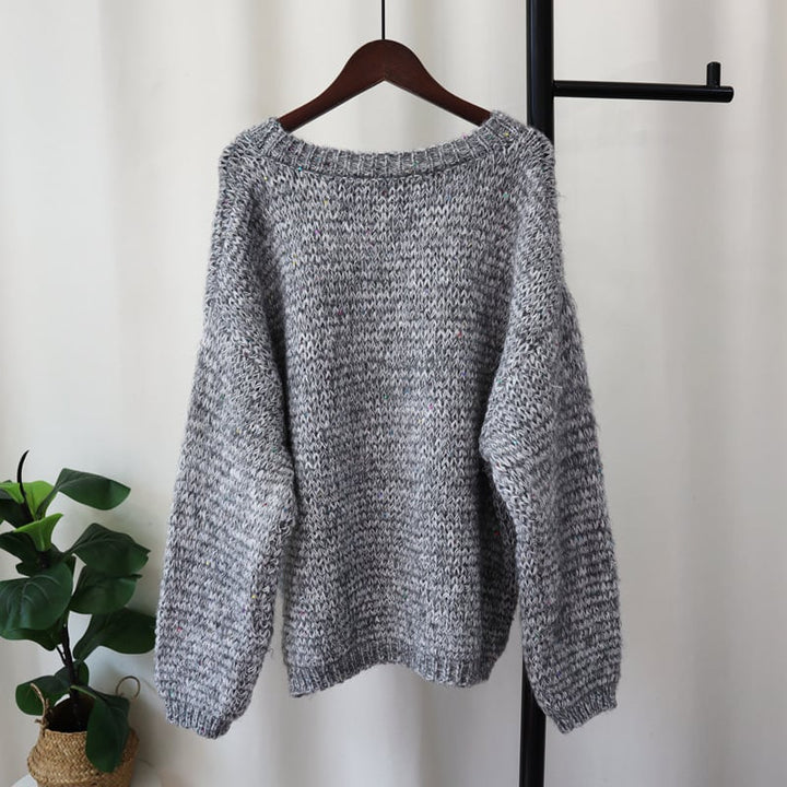 【tops】クルーネックニットセーター　M17997