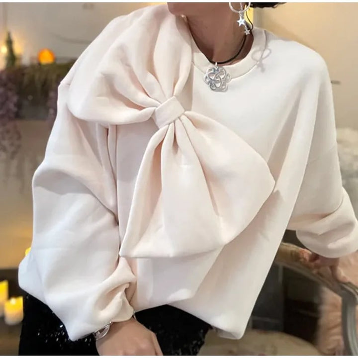 【tops】リボン付きプルオーバー　M26790