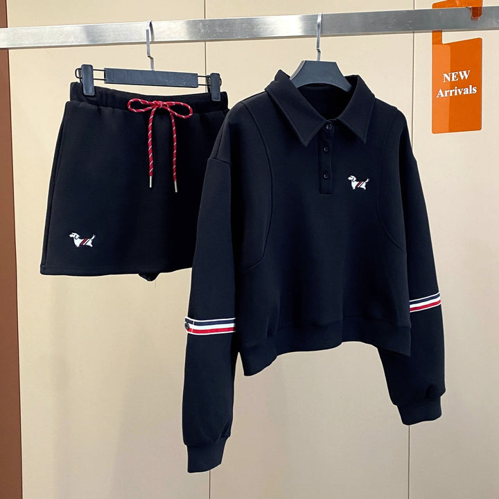 【set】プルオーバー×スカートセット　M26838