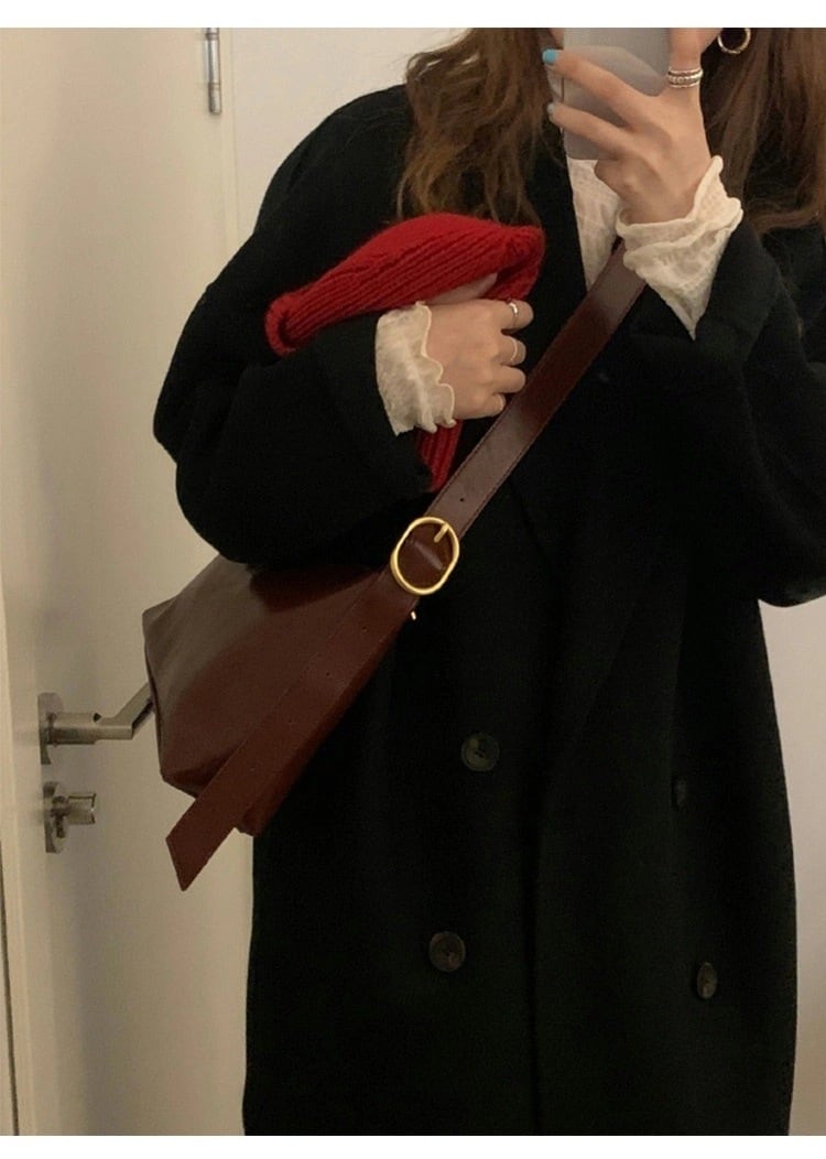 【outer】Vネックカラーコート　M17907