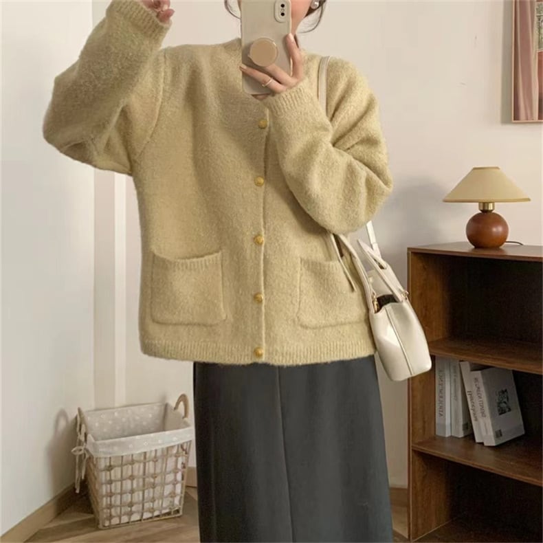 【outer】ニットカーデ　M26750