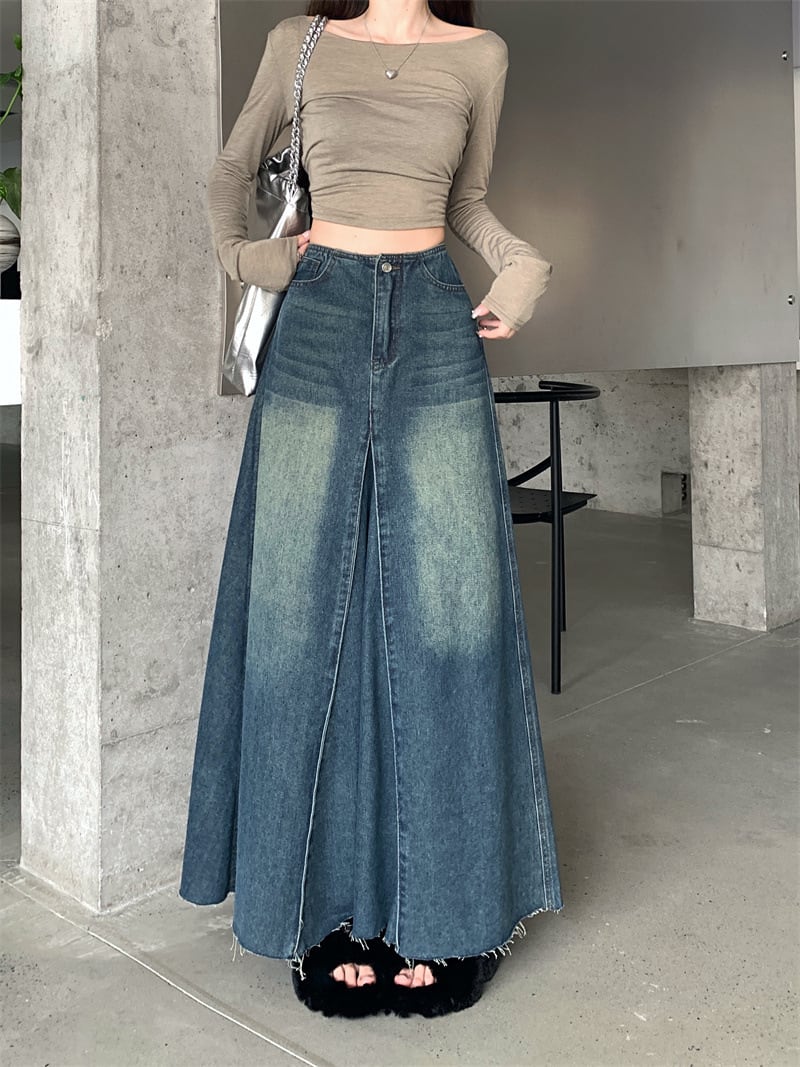 【bottoms】デニムスカート　M29003