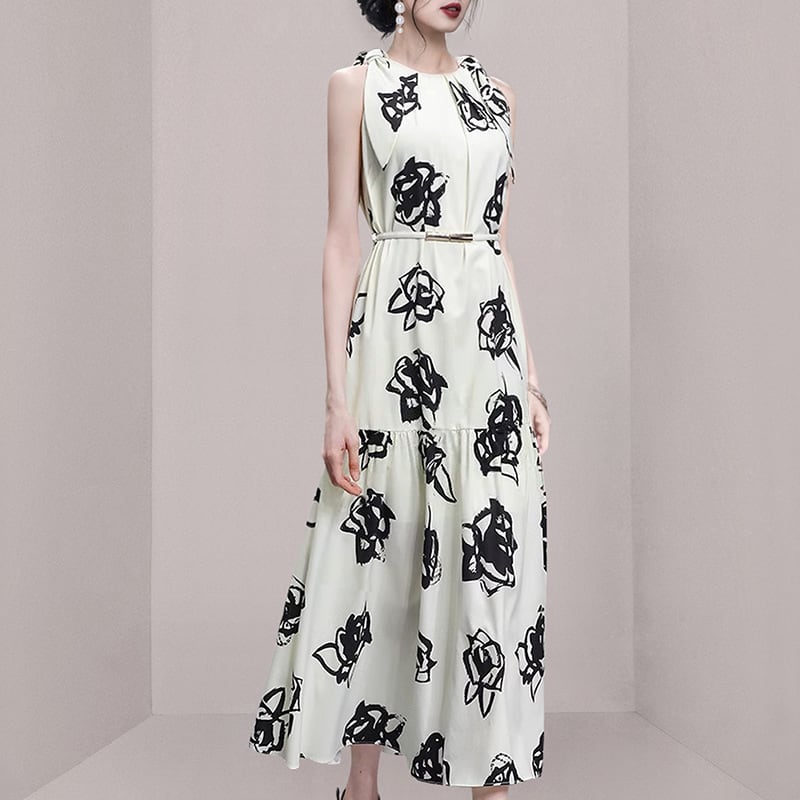 【dress】ノースリーブワンピース　M24357