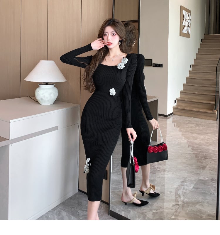 【dress】ニットワンピース　M18334