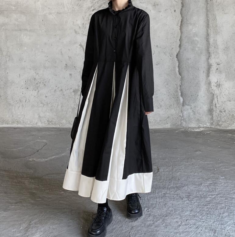 【dress】配色ワンピース　M26947