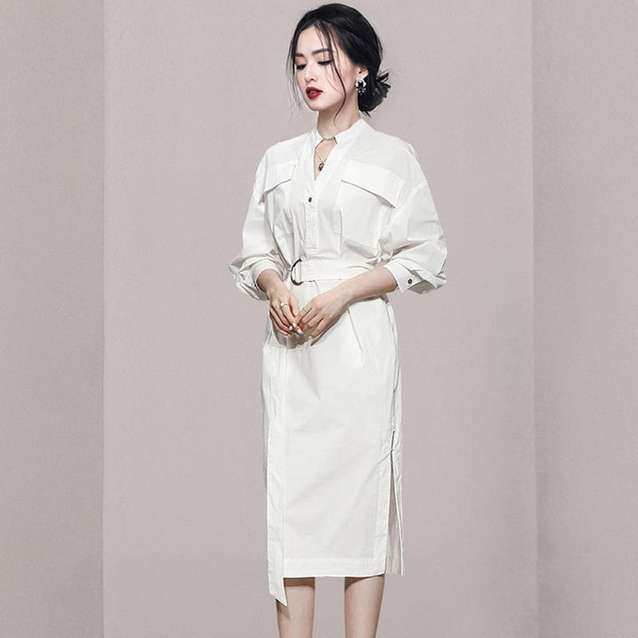 【dress】高級感 chicファッションデートワンピース　M17321