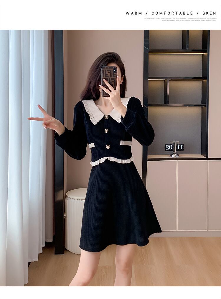 【dress】ドッキングワンピース　M18604