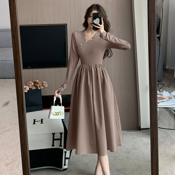 【dress】絶対欲しい ファッションシンプルワンピース　M17322