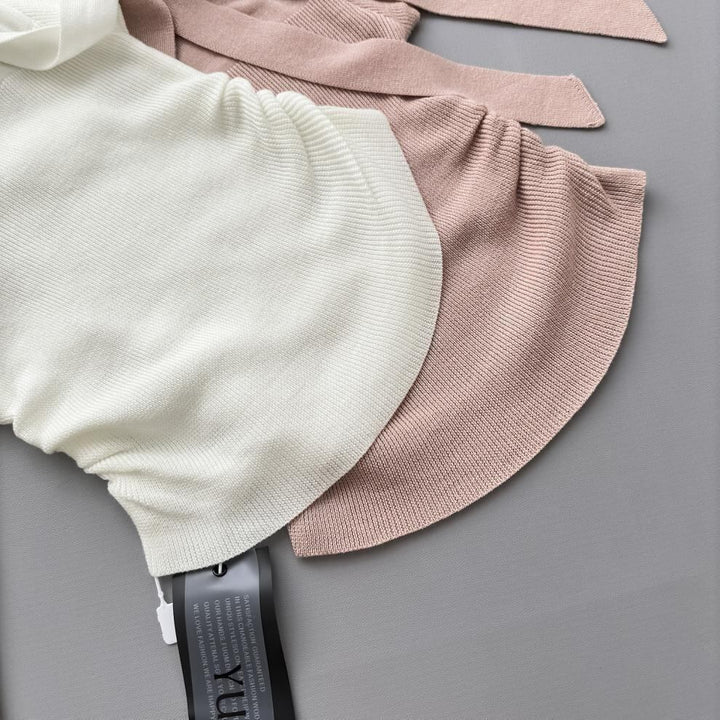【tops】アームカバー付きニットトップス　M27892